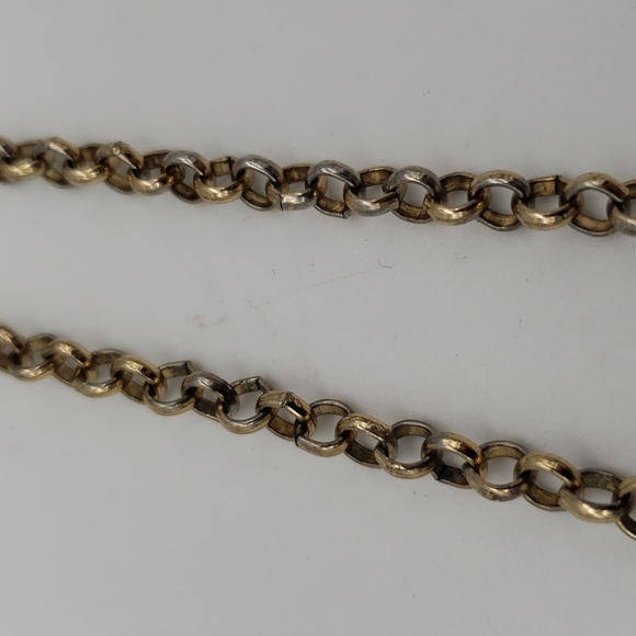 Statement Necklace in Coral/Autumn Brown OS Goldtone Hardware - Picture 8 of 9